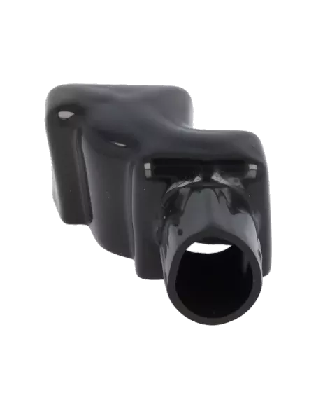 Capot PVC isolant noir pour collier double serrage