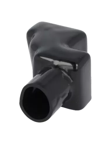 Capot PVC isolant noir pour collier double serrage