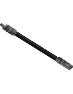 Câble solaire 6 mm² sur mesure avec connectique Noir