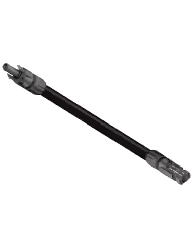 Câble solaire 6 mm² sur mesure avec connectique Noir
