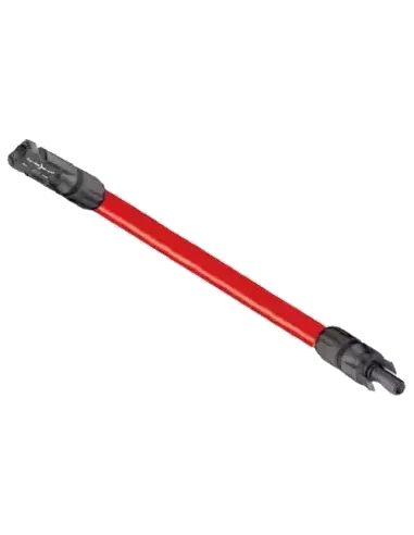 Câble solaire 6 mm² sur mesure avec connectique Rouge