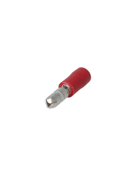 Cosse cylindrique mâle isolée 0.25 - 1.5 mm² rouge