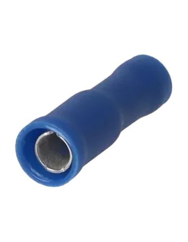 Cosse cylindrique femelle isolée 1.5 - 2.5 mm² bleu