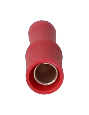 Cosse cylindrique femelle isolée 0.25 - 1.5 mm² rouge