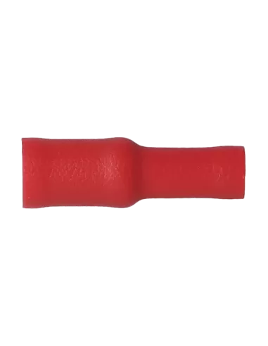 Cosse cylindrique femelle isolée 0.25 - 1.5 mm² rouge