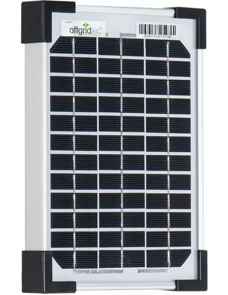 Panneau solaire monocristallin 12 V 5 W Offgridtec