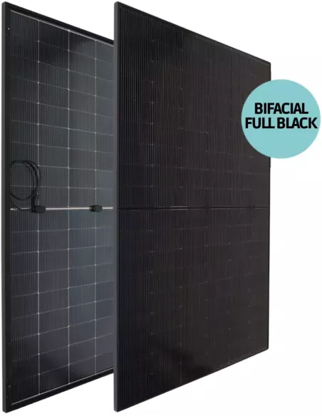 Panneau solaire JA Solar Bifacial - Full Black 500W