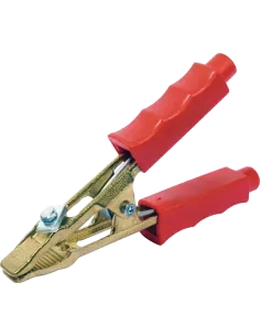 Pince de démarrage laiton 500 A positif rouge