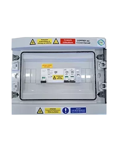 Coffret AC monophasé, 1 onduleur 6kVA